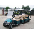 Excar 8 seats prices electric golf cart, cheap sightseeing bus for sale